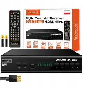 zenwire DVB-T2 HEVC H.265 Full HD USB uztvērējs‑dekoders digitālajai zemes TV