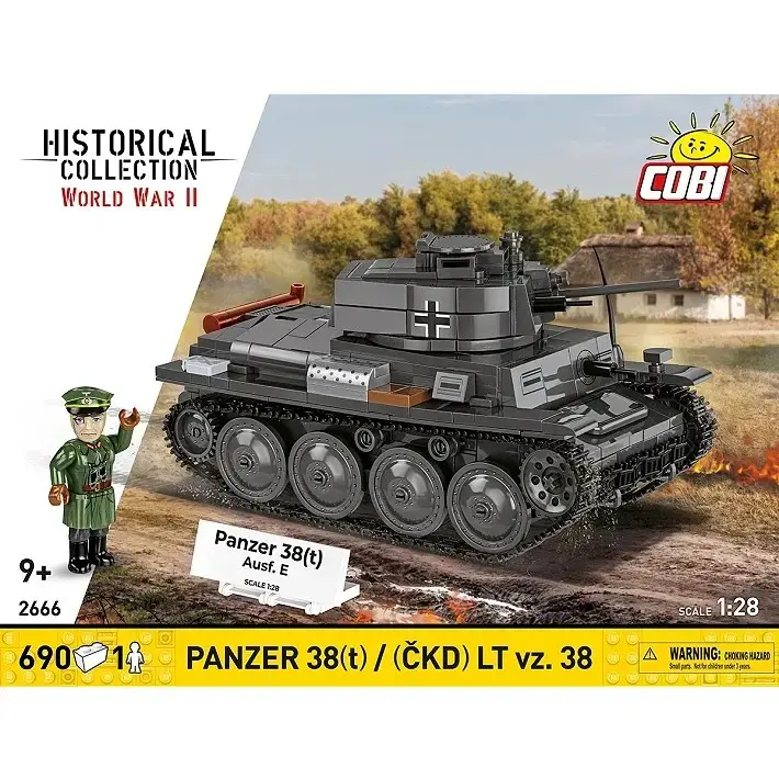 Cobi Blocks Panzer 38 VZ.38 690 detaļas Photo 11