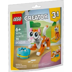Конструктор LEGO Blocks Creator 30714 «Оранжевый кот», комплект с фигуркой и сборной моделью