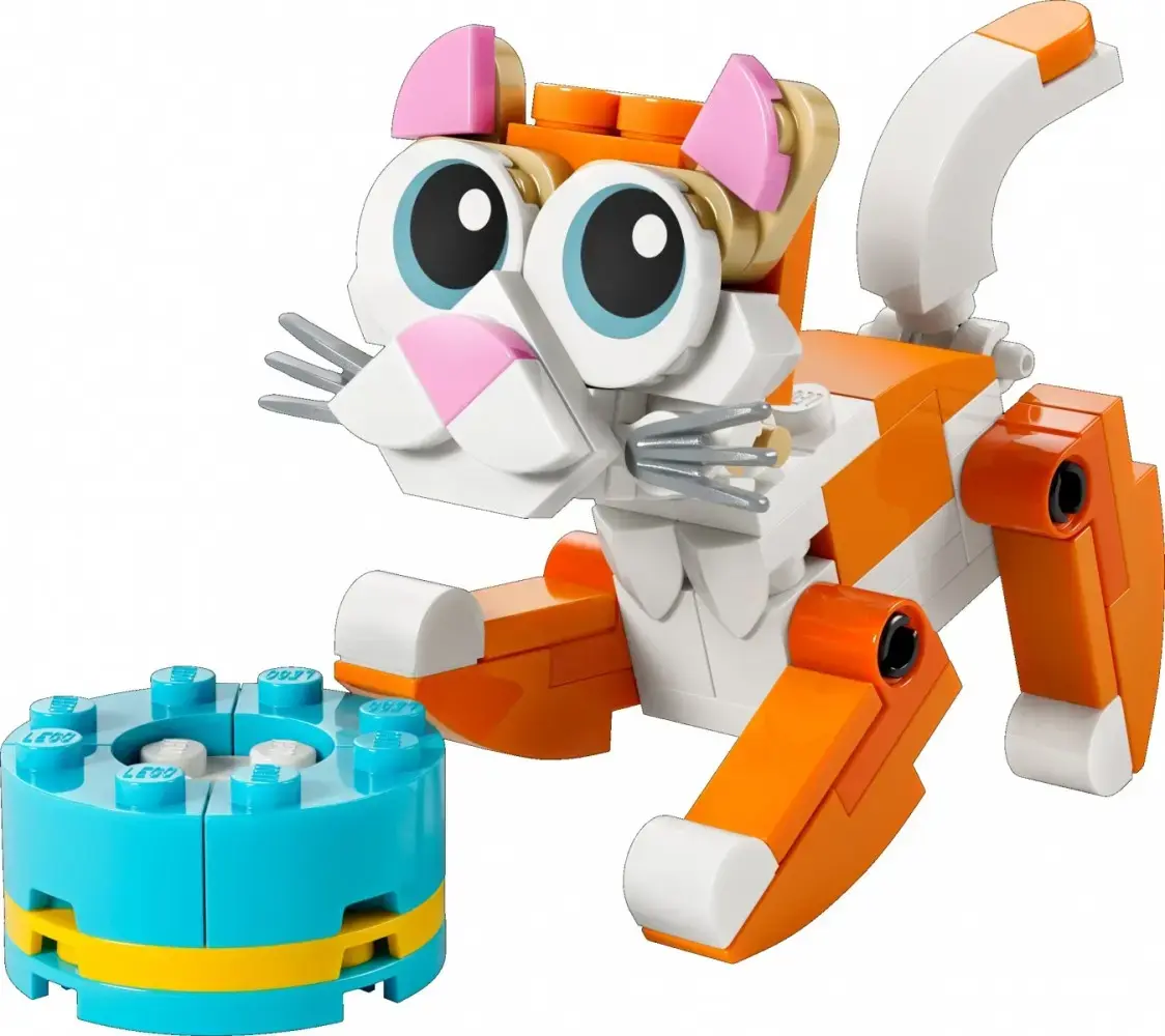 LEGO Creator 30714 Orange Cat model Photo 4