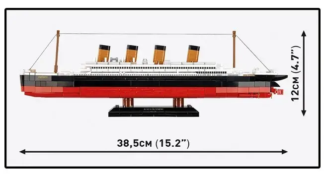 Cobi Blocks R.M.S. Olympic — 59-piece set Photo 4