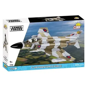 Cobi Blocks F-4M Phantom II military aircraft model, 728 pieces construction set