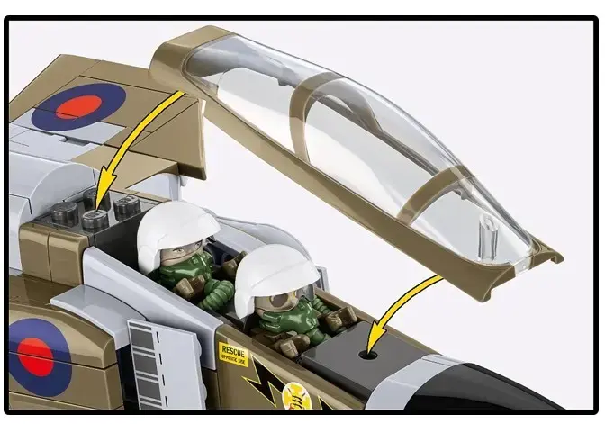 Cobi Blocks F-4M Phantom II, 728 detaļas Photo 8