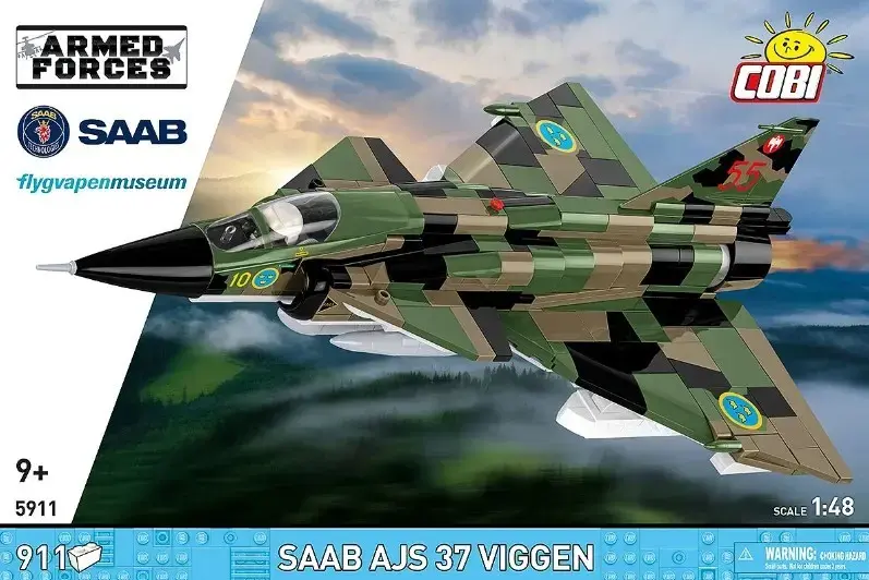 Cobi Blocks Saab AJS 3 Viggen 911 gab. konstruktors Photo 11