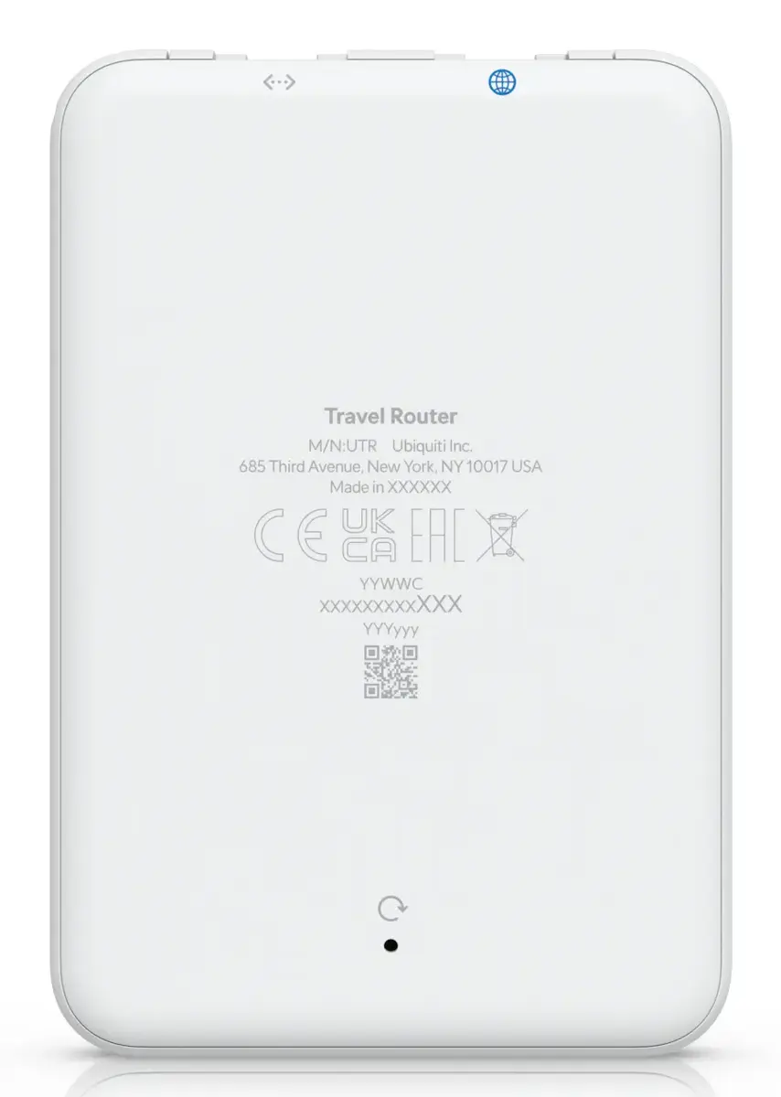 UBIQUITI UTR pārnēsājams maršrutētājs — divjoslu Wi‑Fi 5 Photo 5