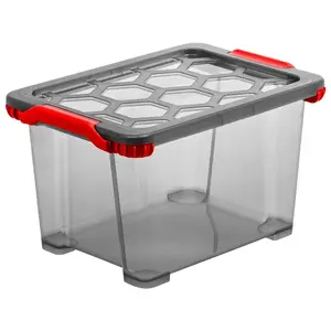 Storage box rotho EVO 15 L with lid, model 9199355