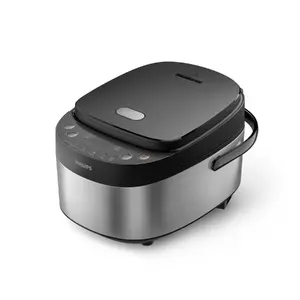Rice cooker Philips HD3093/80 0.85 L, 600 W, Black/Silver