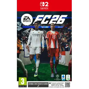 Видеоигра Electronic Arts EA SPORTS FC 26 Standard для Nintendo Switch 2 — мультиплеер, ESRB E, PEGI 3, релиз 19.09.2025