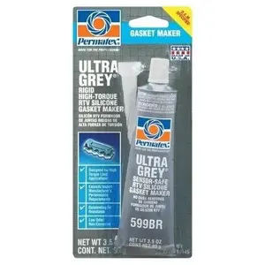 Герметик тюбик Permatex Ultra Gray 99 г — высокотемпературный силиконовый герметик