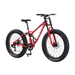 Mountain bike Louke Fat Bike X-treme 26" red