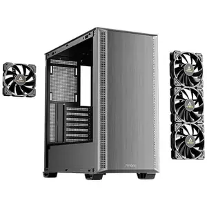 PC Case ANTTEC Antec P7 S Midi Tower ATX/Micro-ATX/ITX, Black, 3x120mm front, 1x120mm rear, 2x3.5" bays, 1x2.5" bay