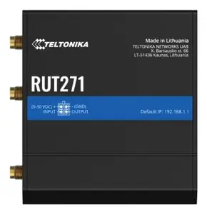Teltonika RUT271 5G Redcap Cellular Router with Wi-Fi 4 and 2 Fast Ethernet Ports