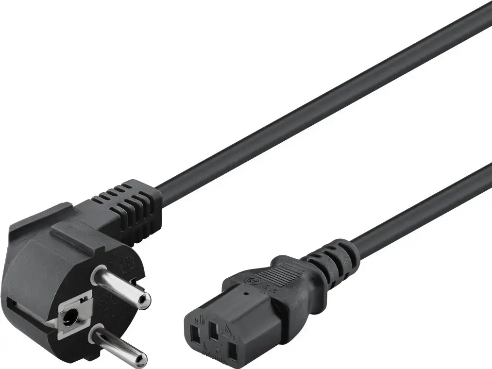 WENTRONIC angled IEC C13 to Schuko 1.8 m Photo 2
