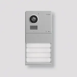 Видеодомофон Siedle Door Video-Tuerstation IQDM-0 матовый хром с 4/6 кнопками вызова (модель 210012906-00)