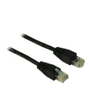 Tīkla kabelis INTER-TECH 88885051, Cat5 U/UTP, RJ-45–RJ-45, 15 m, melns