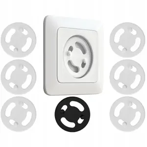Socket safety cover wessper WES170-WH white — child protection for electrical outlets