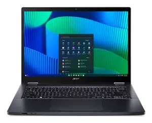 Ноутбук-трансформер Acer TravelMate P4 Spin P414RN-54-55SR, 14" WUXGA сенсорный экран, Intel Core Ultra 5 115U, 16 ГБ ОЗУ, 512 ГБ SSD, 4G, Windows 11 Pro, синий
