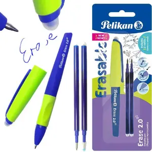 Ballpoint pen Pelikan Erase 2.0 — erasable blue ink, model 441215