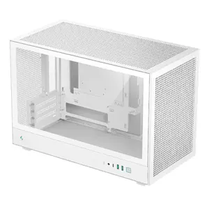 PC Micro Tower case SilentiumPC DeepCool CH260 WH — White, Micro-ATX/Mini-ITX, tempered glass, 225×438×312.5 mm