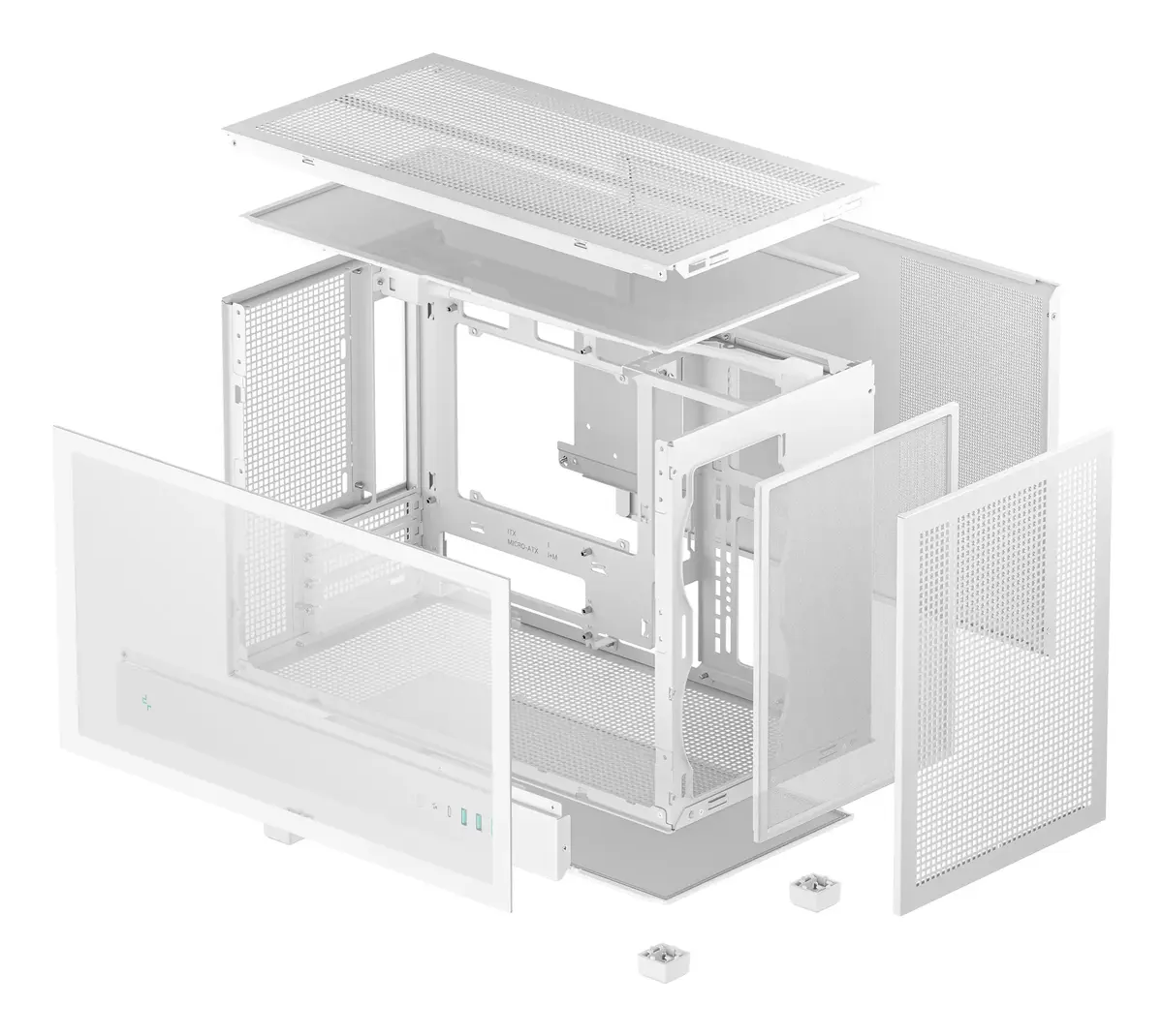SilentiumPC DeepCool CH260 WH Micro Tower корпус Photo 10