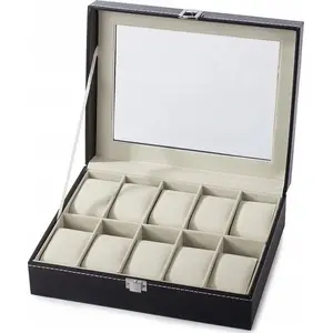Watch and Jewelry Case Massa SB4504 — Storage Box for 10 Watches and Accessories