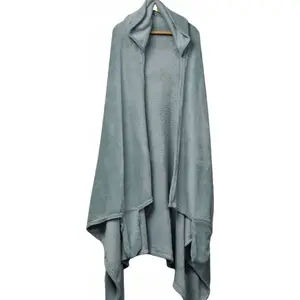 Blanket with sleeves and hood No name — Essential, universal size 115 x 165 cm