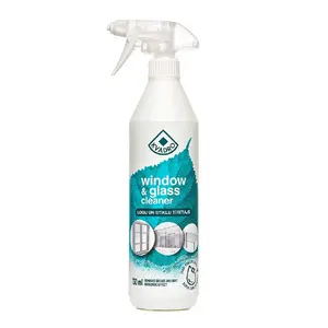 Glass cleaner KVADRO 730 ml bottle, concentrated cleaning solution for windows and mirrors