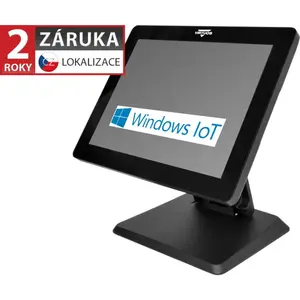All-in-One dators VIRTUOS Virtuos BPOS BP-1588 15" LCD LED 400 cd/m², Intel i3-1011U, 8GB RAM, 256GB SSD, Windows 11 IoT, melns