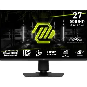 MSI MAG 275UPD E14 Spēļu monitors 27" 4K Ultra HD IPS Melns Iebūvēti skaļruņi