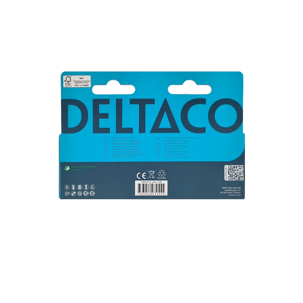 Deltaco LR6-10B household battery LR6-10B Photo 2