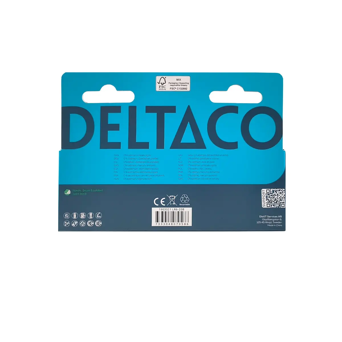 Deltaco LR6-20B household battery LR6-20B Photo 3
