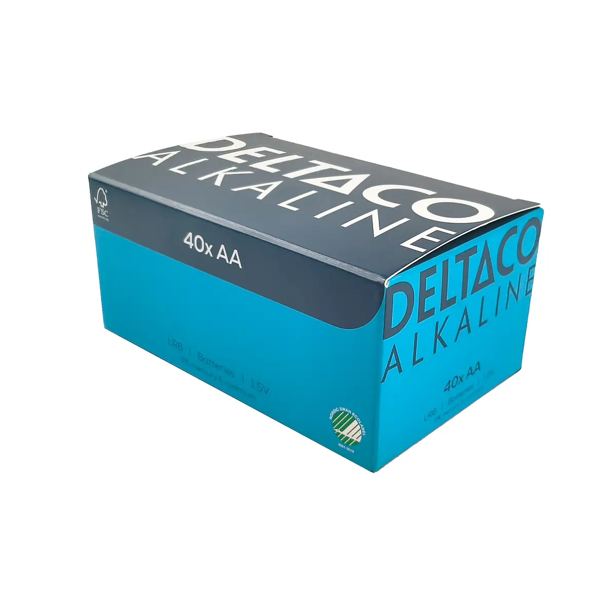 Deltaco LR6-40B AA Sārmu vienreizējās lietošanas