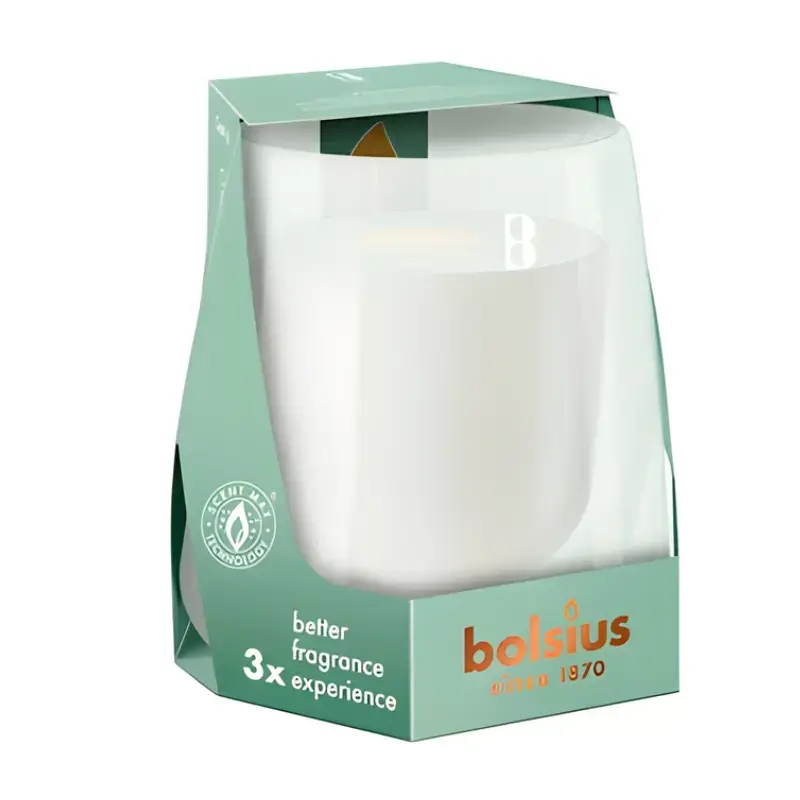 bolsius svece stiklā Clean Light Ø95×85 mm Photo 2