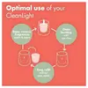 Glass scented candle bolsius Clean Light Ø95×85 mm Photo 3