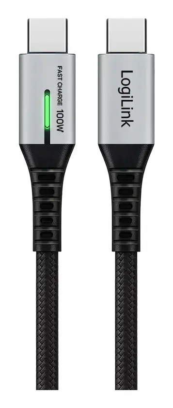 LogiLink CU0432 USB-C uz USB-C kabelis 1 m Photo 2