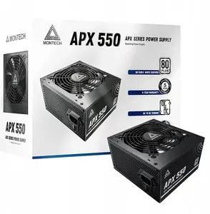 Montech APX550 barošanas avotu vienība 550 W 20+4 pin ATX ATX Melns