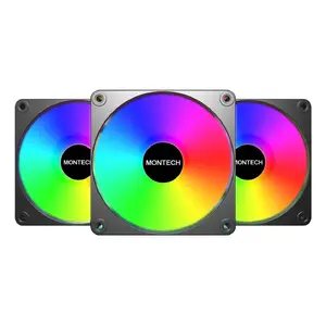 Montech GF120R V2 ARGB Computer case Fan module 12 cm Black 3 pc(s)