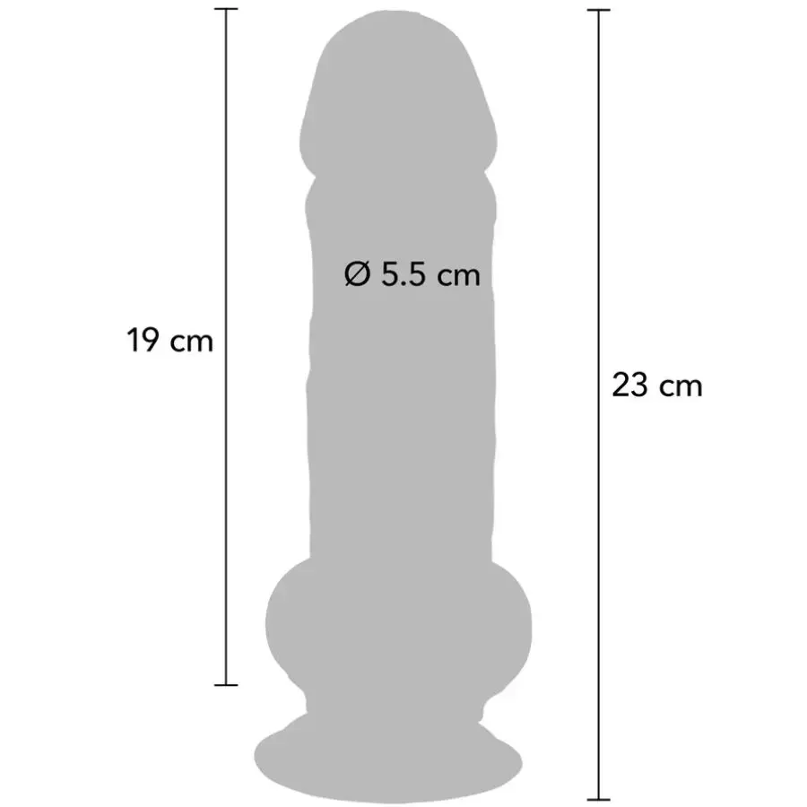 GET REAL Deluxe reālistisks dildo 23 cm Photo 4