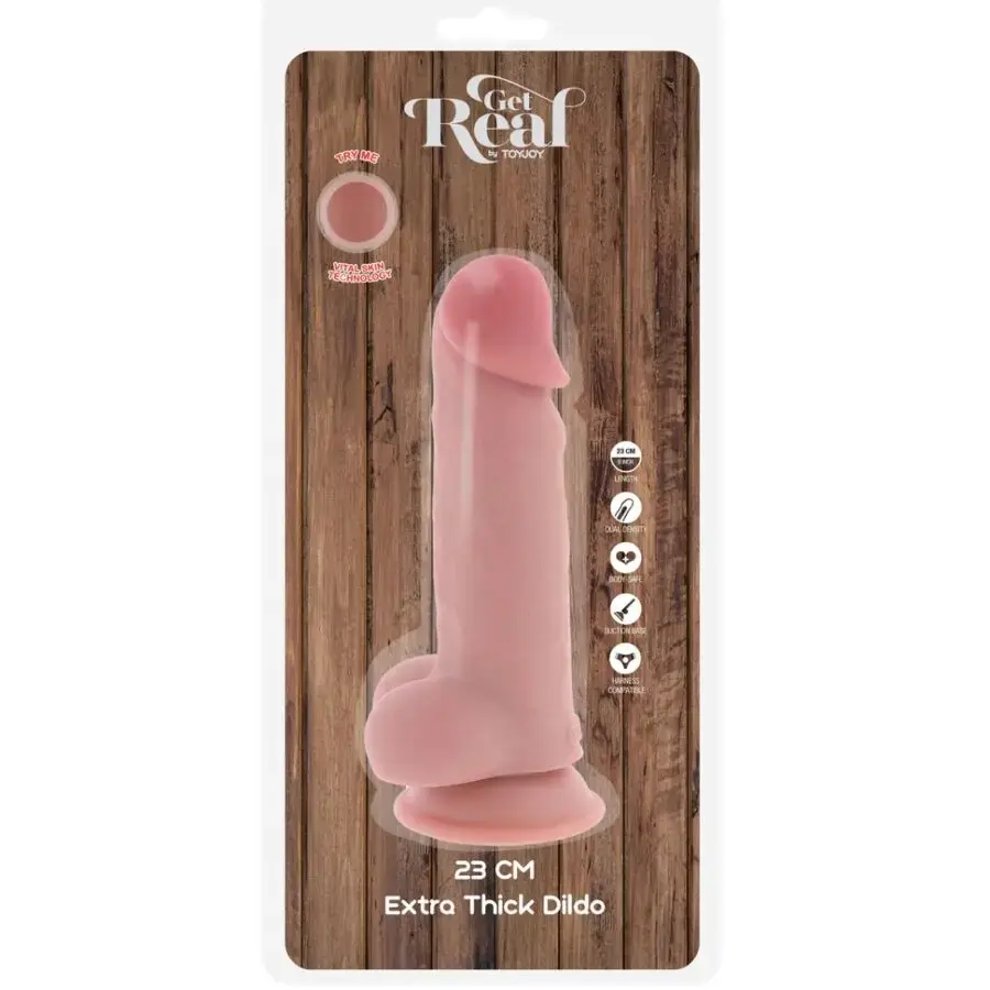 GET REAL Deluxe reālistisks dildo 23 cm Photo 5