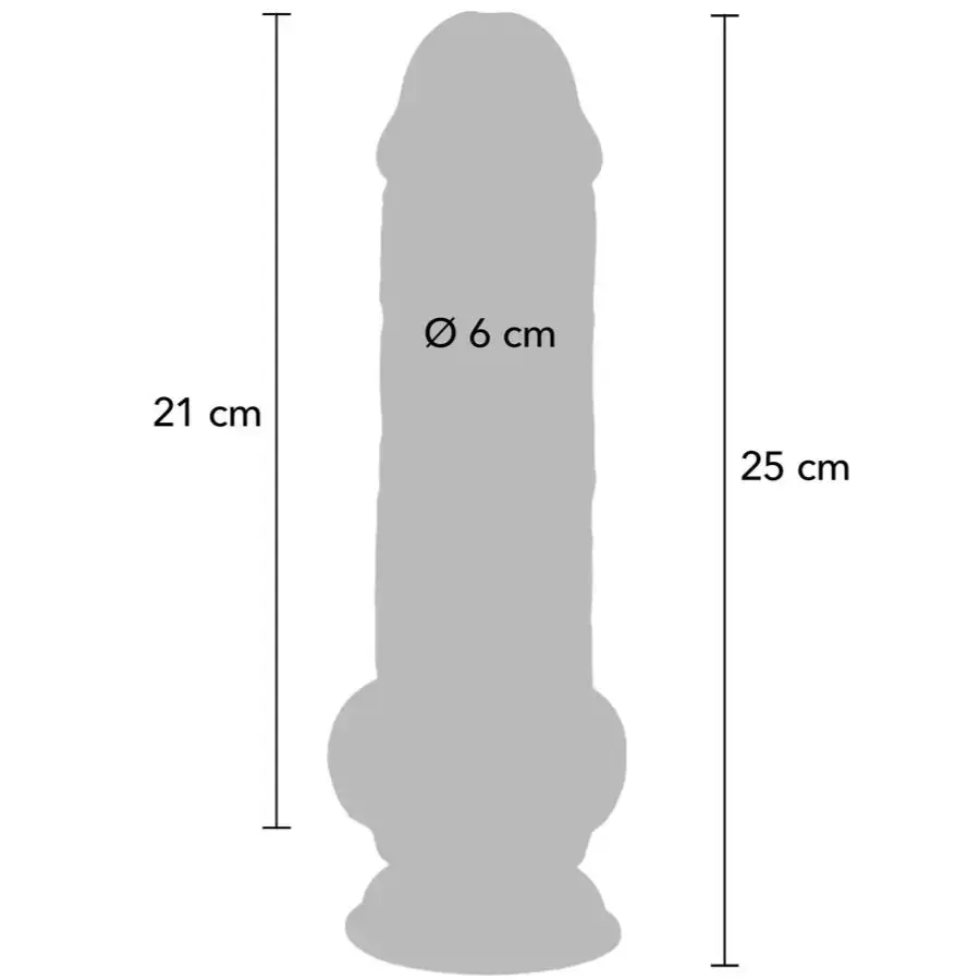 GET REAL D-245029 silicone dildo 25 cm Photo 4