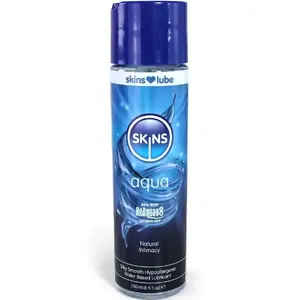Водный лубрикант для личного использования SKINS Aqua 250 мл, флакон