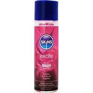 Водная смазка SKINS EXCITE 130 мл — интимная смазка, мягкая формула для личного использования