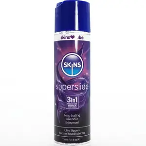 Силиконовая смазка SKINS Superslide 130 мл — персональная силиконовая смазка, водостойкая формула