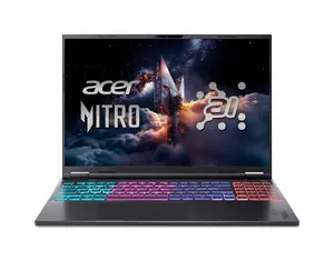 Acer Nitro 16S AI AN16S-61-R4NP AMD Ryzen AI 9 365 Laptop 40.6 cm (16") WQXGA 32 GB DDR5-SDRAM 1 TB SSD NVIDIA GeForce RTX 5060 Wi-Fi 6E (802.11ax) Windows 11 Home Black