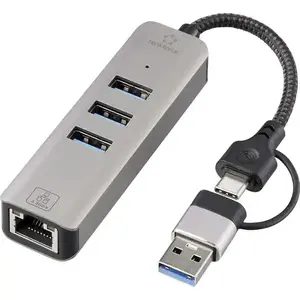 USB 3.0 Extension System Renkforce RF-EAWH-300 with RJ45 and Hub over Network Cable (RF-6856046)