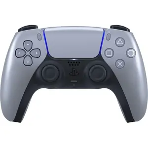 Wireless gamepad Sony DualSense for PlayStation 5 — built-in Li-Ion battery, gyro, haptic vibration, speaker, 3.5 mm jack, silver