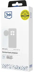 Protective phone case 3MK Matt Case Pro for Redmi Note 15 Pro 5G, matte finish, precise cutouts