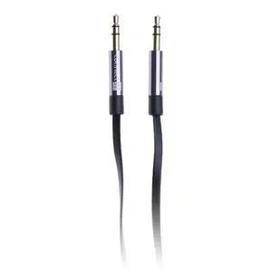 Audio cable connectIT CI-467 3.5mm male–male, gold-plated contacts, 2 m, Black