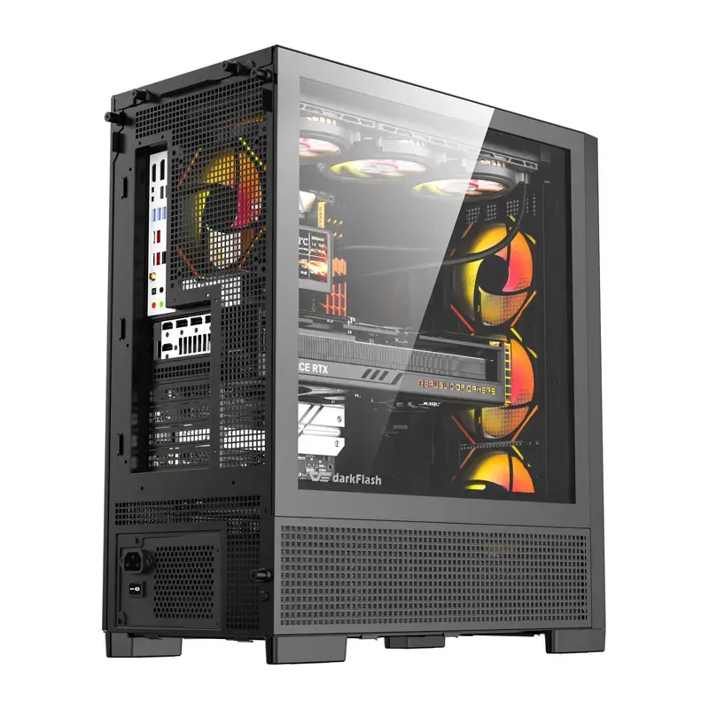 DarkFlash AIRNOVA computer case with 3 fans Photo 2
