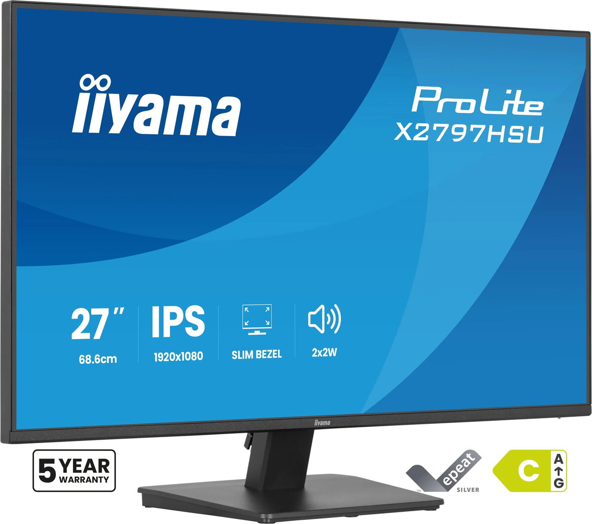 Iiyama ProLite X2797HSU-B1 Datora monitors 68